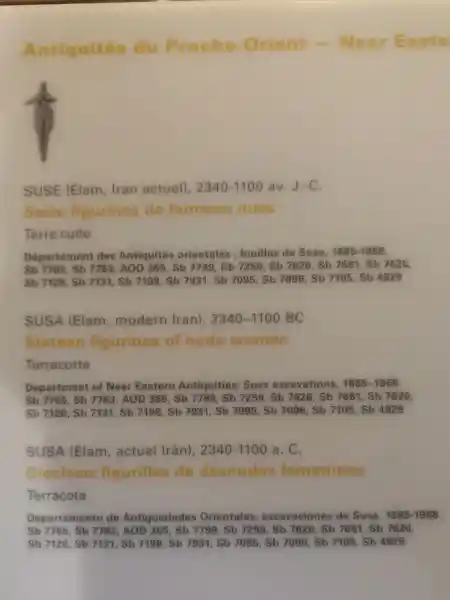 Sixteen figurines of nude women